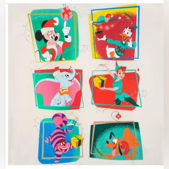 Disneyland Holiday Long Sleeve Shirt Womens M Classic Christmas - Picture 2 of 6